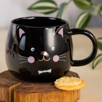 Кружка Котик черный Кружка Котик черный