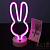Светильник неоновый Кролик