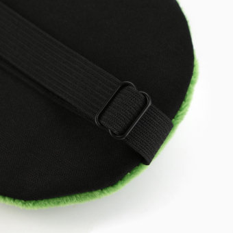 Маска для сна Дружок,12,5 х 20 см, зеленая