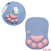Коврик для мышки с подушкой для запястья "Лапка"
