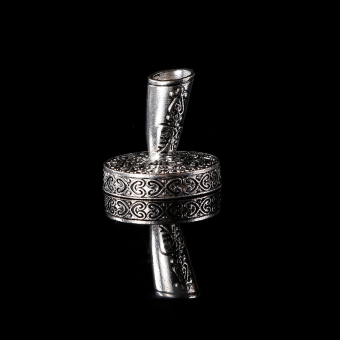 Письменный набор "Винтаж" (перья, чернила и подставка) (белый)