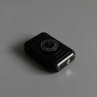 Зажигалка турбо газовая антистресс, черная