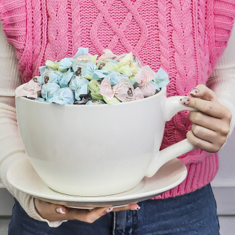 Чашка Кашпо с блюдцем Гигант