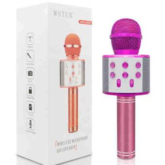 Караоке микрофон WS-858 Розовый