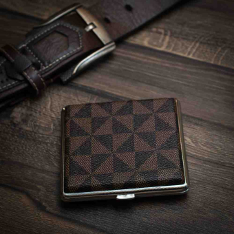 Портсигар под кожу Ромбы