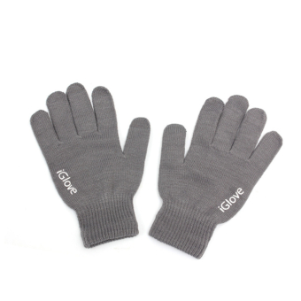 Перчатки для сенсорных экранов iGloves серые