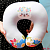 Подушка для шеи антистресс Hugme toys «Зайка»