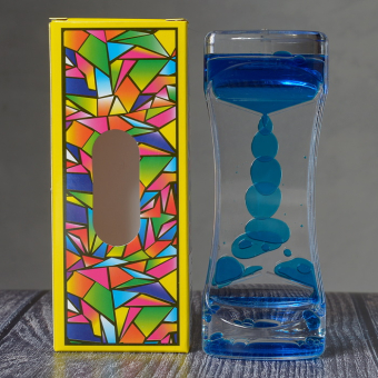 Водяные часы антистресс Синие