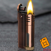 Зажигалка бензиновая Патрон Бронза