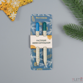 Растущие карандаши подарочные «Голубая Ель + Сосна» 2 шт.2
