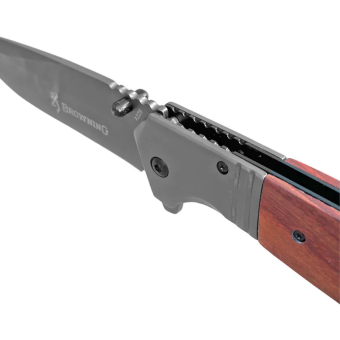 Нож складной Browning с гладкой вставкой А228