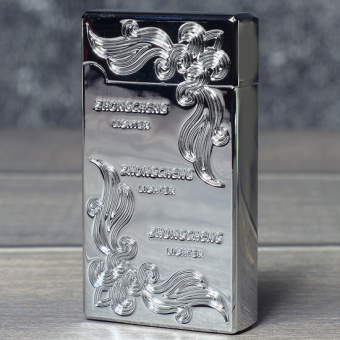 Зажигалка газовая с кремнем Цветы