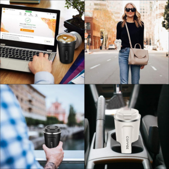 Термокружка Coffee черная 510 мл