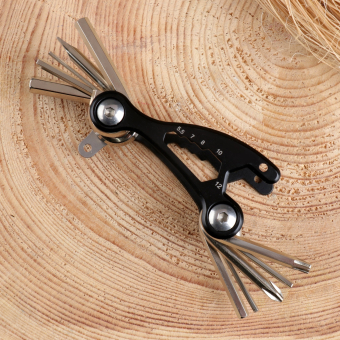 Мультитул 15 в1 велосипедный, с шестигранниками, 13 см