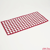 Аппликатор "Кузнецова", 144 колючки, 26 х 56 см, красный