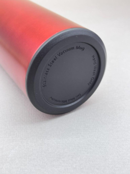 Термос с датчиком температуры «Metallic», matte red (500 ml)