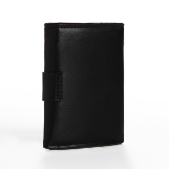 Портмоне мужское "Best" на магните, отдел для купюр, для карт, для монет, цвет чёрный