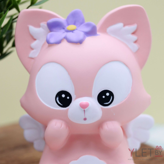 Копилка лисичка «Angel fox», pink
