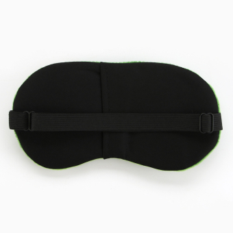 Маска для сна Дружок,12,5 х 20 см, зеленая