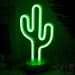 Светильник неоновый Кактус