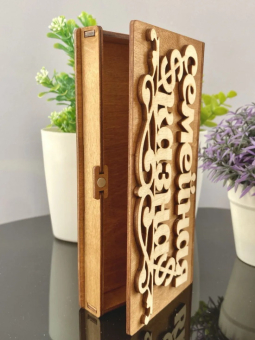 Деревянный конверт для денег Семейная казна