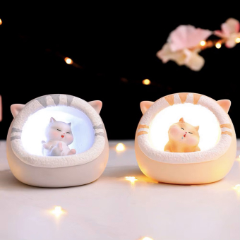 Ночник "Cat ears", orange (10 см)