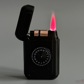 Зажигалка турбо газовая антистресс, черная