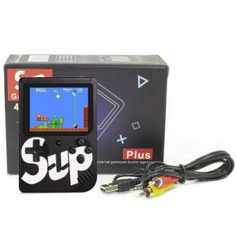 Игровая приставка SUP Game box Plus 400 игр в 1 с джойстиком Черная