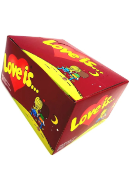 Жвачка "Love is". Вишня с лимоном, 100 шт