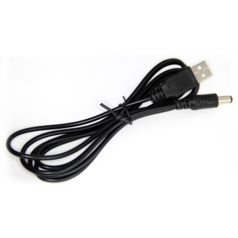 Кабель питания / переходник USB-A 2.0 - DC 2,1 х 5,5 мм (70-100см)