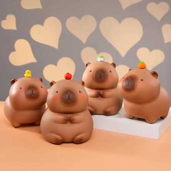 Копилка капибара "Big Capybara Friend Duck"
