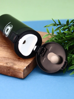 Термокружка «Love you more day by day», matte black (500 мл)