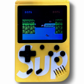 Игровая приставка SUP Game box Plus 400 игр в 1 с джойстиком Желтая