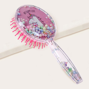 Расческа «Styrofoam head unicorn», pink