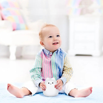 Силиконовый ночник Котик мини