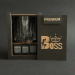 Набор для виски Premium «Boss с короной» (cтакан + 3 камня) Набор для виски Premium «Boss с короной» (cтакан + 3 камня)