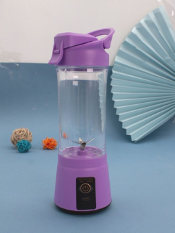 Блендер портативный "Juicy", purple, USB, (24*8 см) Блендер портативный "Juicy", purple, USB, (24*8 см)