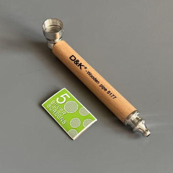 Курительный девайс светлое дерево с сеточками