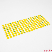 Аппликатор «Кузнецова», 144 колючки, 26×56 см, жёлтый