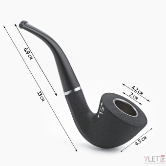 Курительная трубка «Carbon», 13×4.5 см