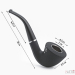 Курительная трубка «Carbon», 13×4.5 см