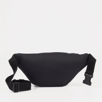 Сумка поясная "Макси" на молнии, 25*6*13 см, черный