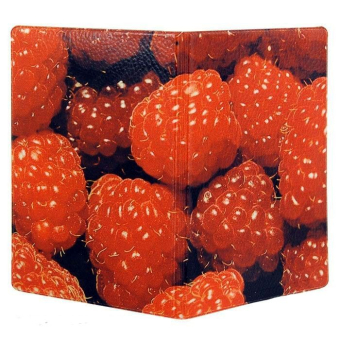 Обложка для паспорта Малина