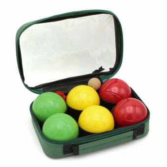 Боча Петанк 6 шаров в сумке Цветные