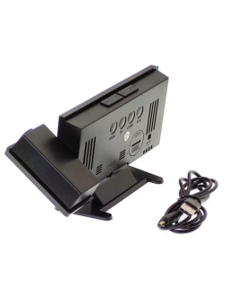 Часы-будильник зеркальные  VST-896 (зеленые цифры) с проектором