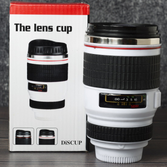 Термокружка объектив c линзой Lens Cup Белая 300 мл