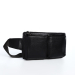 Сумка поясная "Шик" на молнии, 26*1*14 см, 2 наружных кармана, черный Сумка поясная "Шик" на молнии, 26*1*14 см, 2 наружных кармана, черный