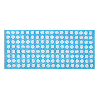 Аппликатор "Кузнецова", 144 колючки, 26 х 56 см, голубой