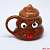 Кружка «Goofy poop», brown (500  ml) Кружка «Goofy poop», brown (500  ml)