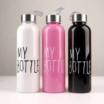 Бутылка для воды My bottle 500 мл, 21.5 х 6.5 см, микс